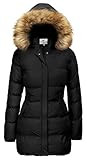 Amazon.com: WenVen Women's Winter Thicken Puffer Coat Warm Jacket with Fur Hood (Beige, L) : Clot... | Amazon (US)