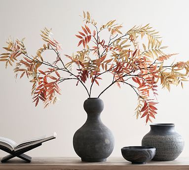 Faux Autumn Sumac Branch | Pottery Barn (US)