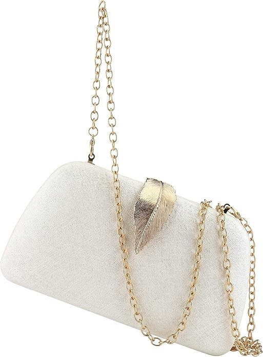 Clutch Purses Women Evening Bag with Detachable Chain Small Sparkly Handbags for Party Wedding Ev... | Amazon (US)