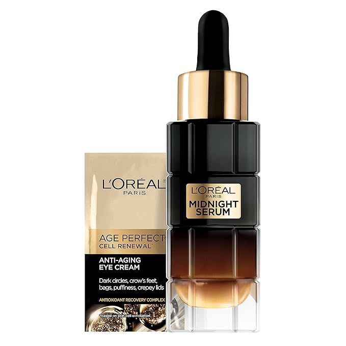 L'Oreal Paris Age Perfect Cell Renewal Midnight Anti-Aging Face Serum with Patented Antioxidant, ... | Amazon (US)