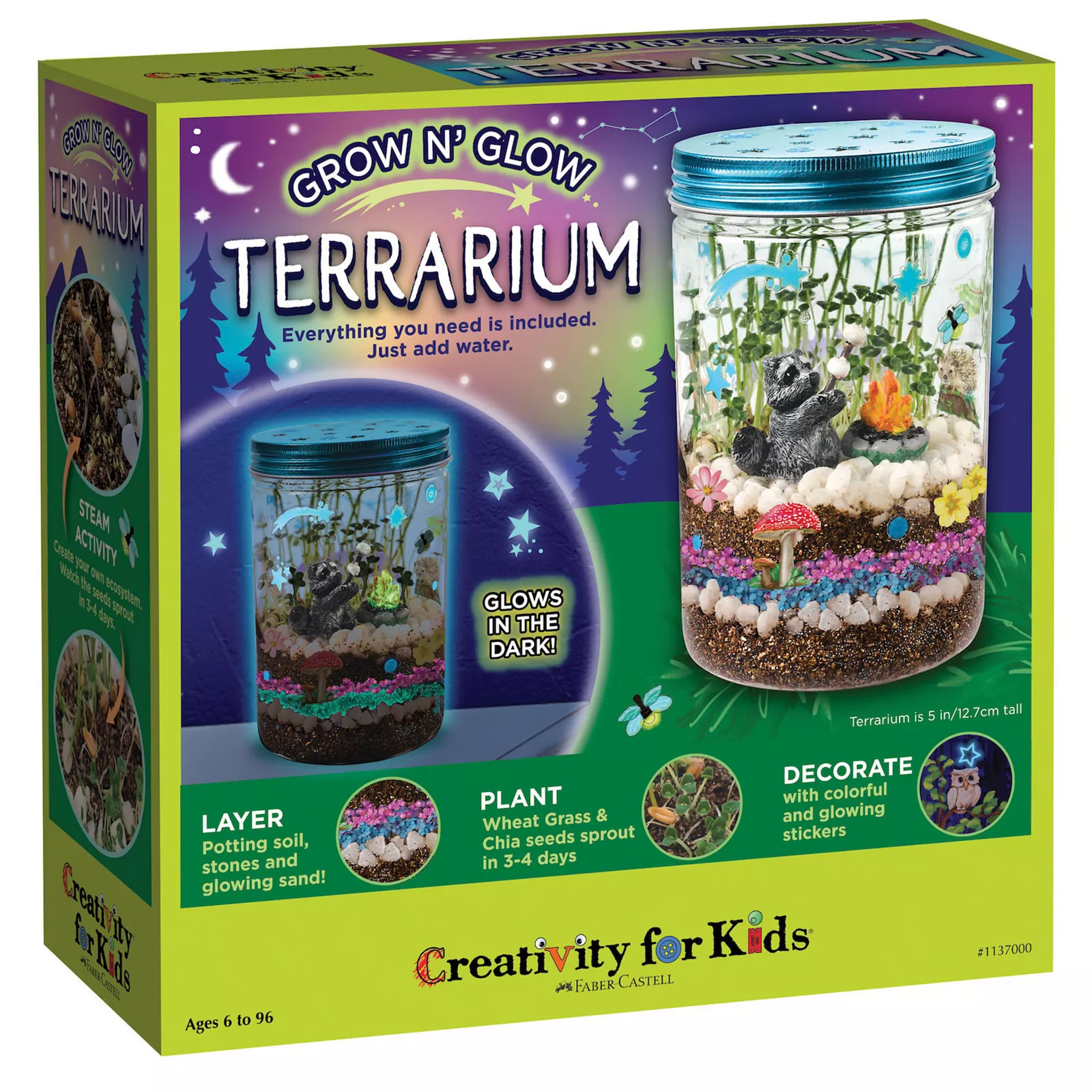 Creativity For Kids Grow n' Glow Terrarium, Multi | Kohl's