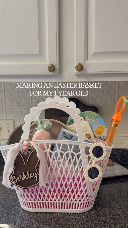 Making an Easter basket for my 1 year old 🌷 Easter for toddlers + easter gift ideas + 1st birthday gift ideas + toddler mom bath toys + summer toys for toddler and baby

#LTKswim #LTKbaby #LTKGiftGuide