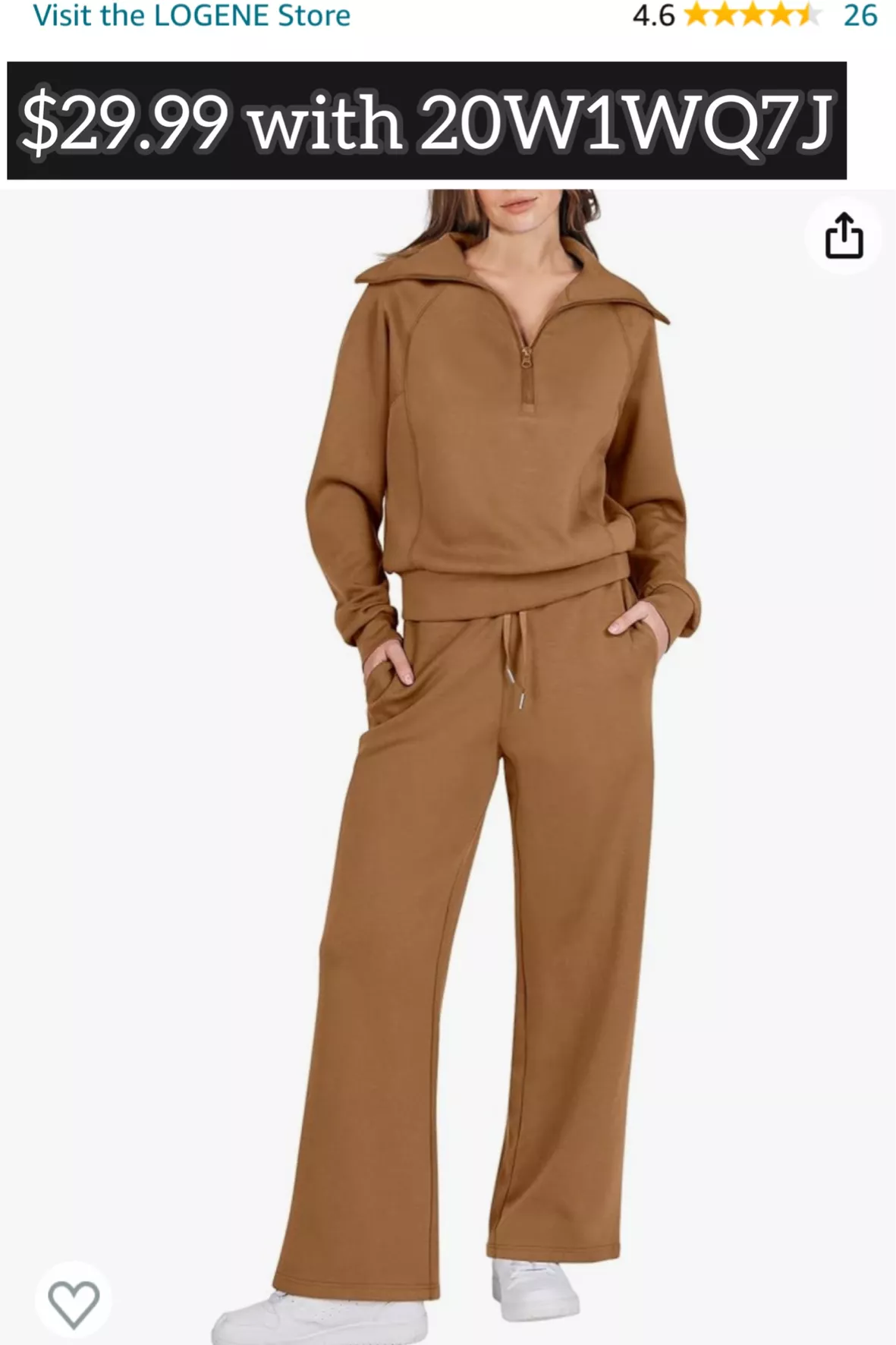 LOGENE Womens 2 Piece Sweatsuits … curated on LTK