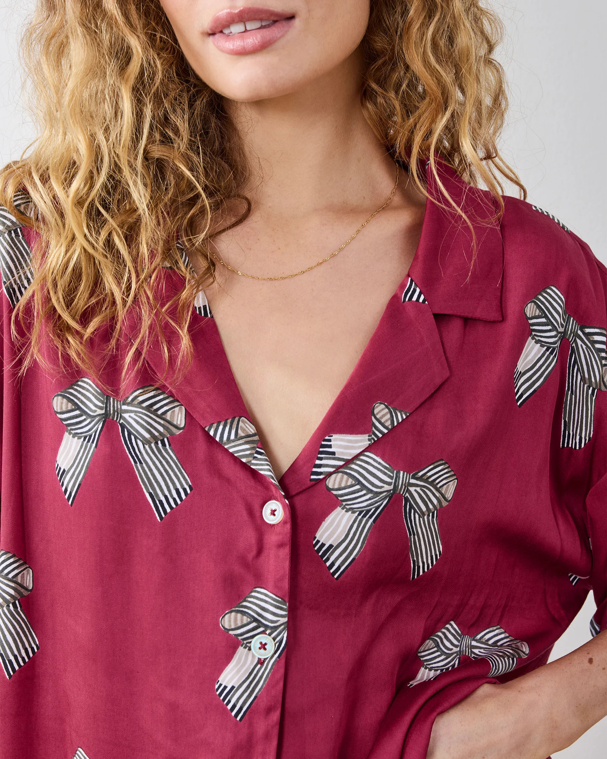 Bows - Eco Satin Sweet Dreams Set - Wine | Printfresh