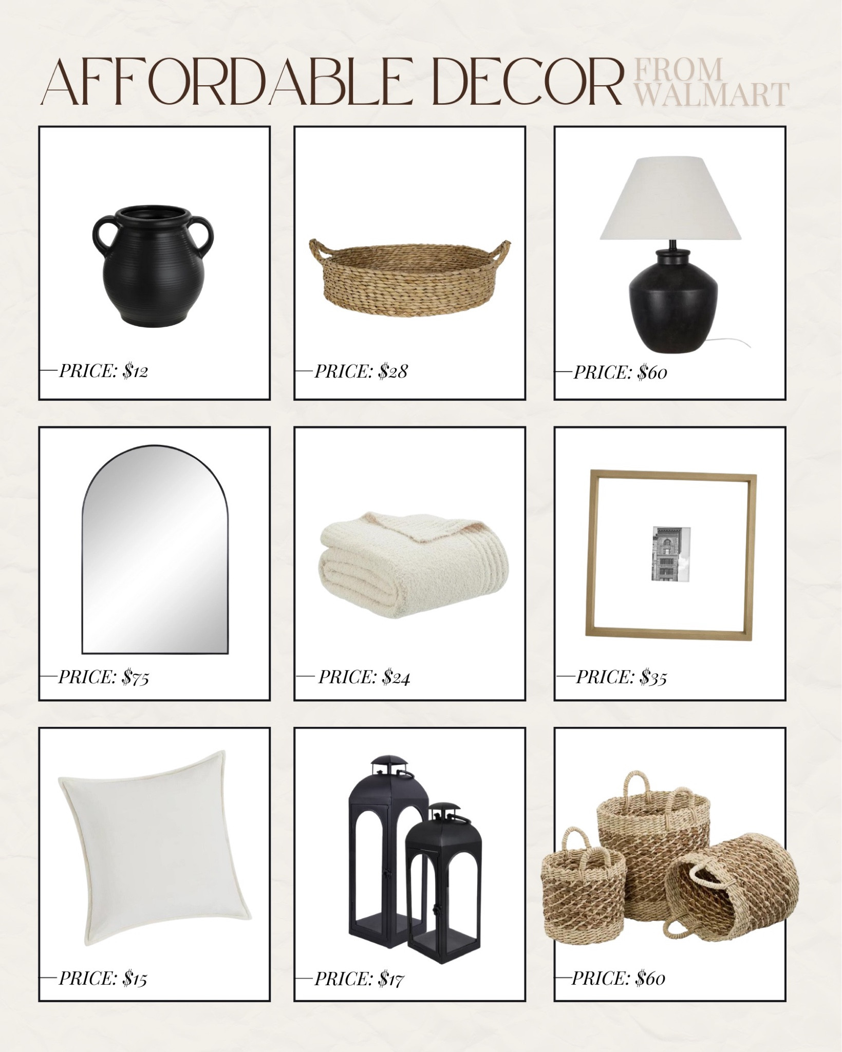 Affordable home finds from Walmart! 

Lee Anne Benjamin 🤍

#LTKunder100 #LTKstyletip #LTKhome