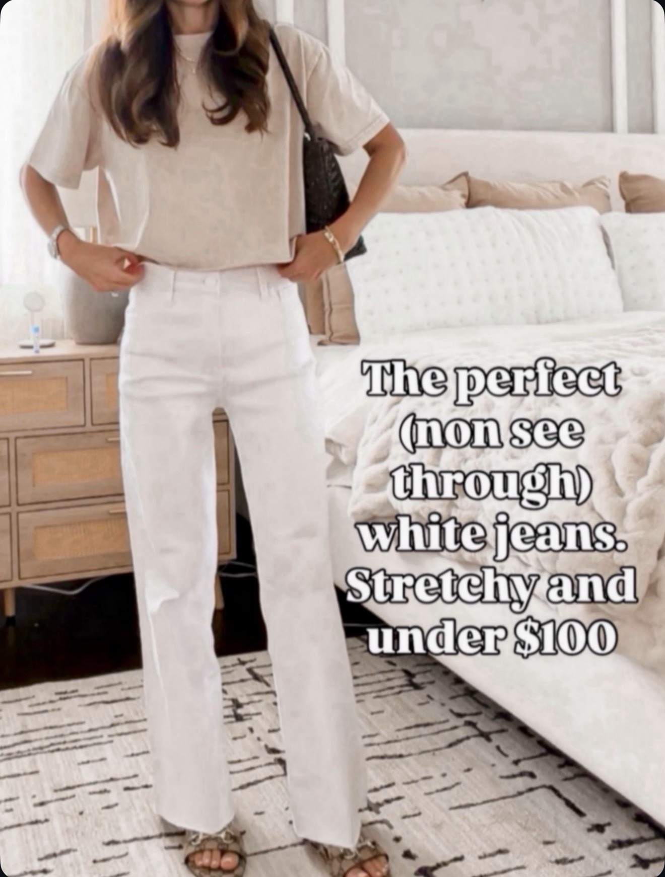 Finally found white jeans that aren’t see-through 🤍wearing size 00 

#LTKSeasonal #LTKootd #LTKOver40