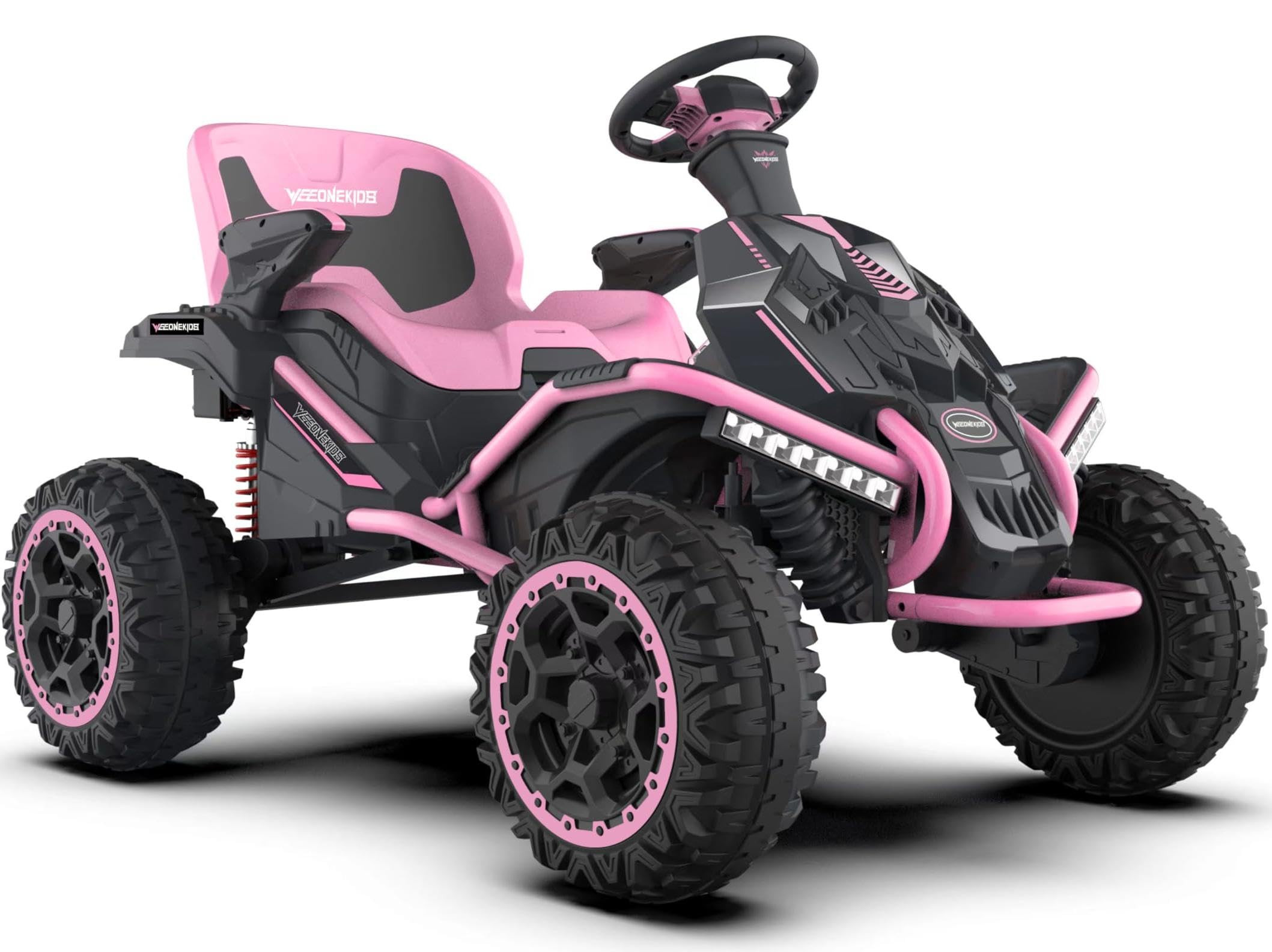 24V Ride on Toy for Big Kids, Kids' Electric Vehicles Outdoor Race Toy with 4 Strong Motors Total... | Amazon (US)