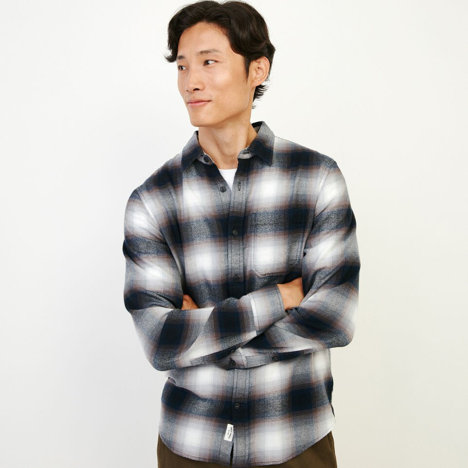 Wallace Flannel Shirt | Roots (CA)