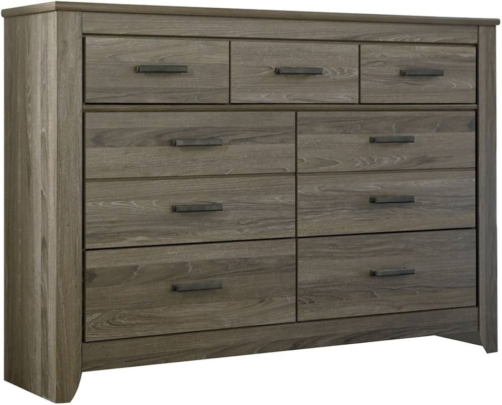 Signature Design by Ashley Zelen Rustic Contemporary 7 Drawer Dresser, Warm Gray | Amazon (US)