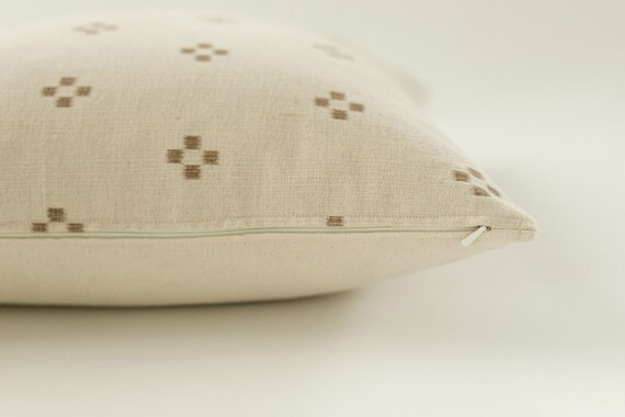 Hmong pillow cover, Hmong print, woven pillow cover, neutral pillow, neutral decor, pillow combo,... | Etsy (US)