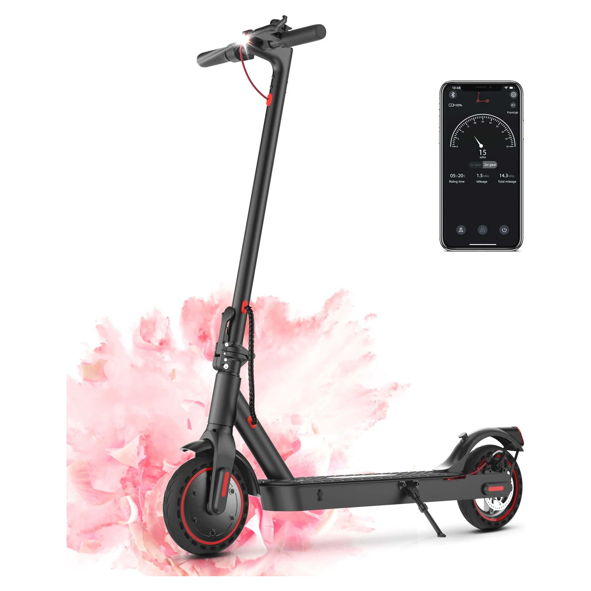 iScooter Electric Scooter,12-21 Miles Range, 19 MPH Top Speed, 350W Foldable Commuting Electric S... | Walmart (US)