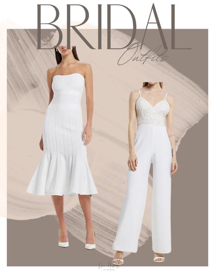 I just love these bridal outfits!  Who’s getting married?! 

Bridal | bachelorette | rehearsal dinner | dress | pant suit | spring | white | top pick | white dress 

#LTKFind #LTKstyletip #LTKbeauty