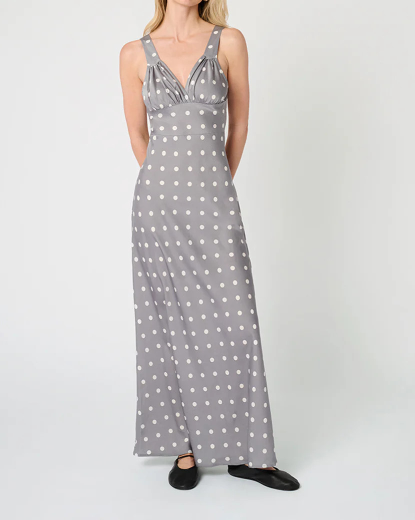 Ruched Cup Slip Maxi Dress | We Wore What