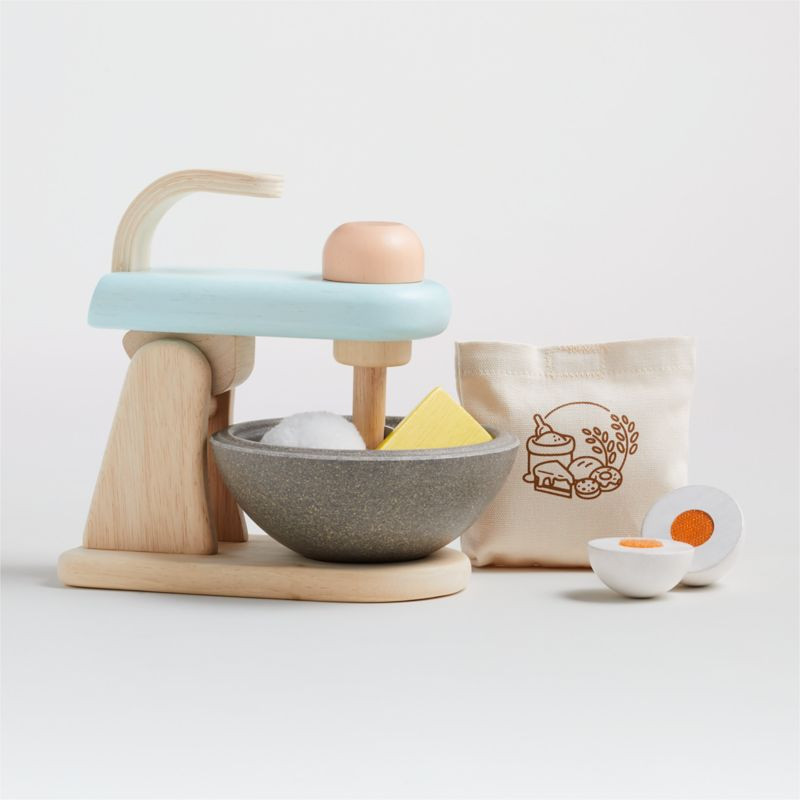Plan Toys Wooden Stand Mixer Playset + Reviews | Crate & Kids | Crate & Barrel