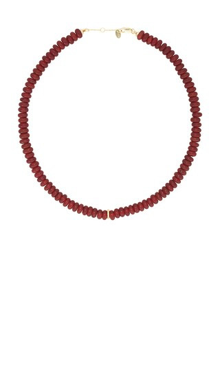 Rouge Gemstone Necklace in Red | Revolve Clothing (Global)