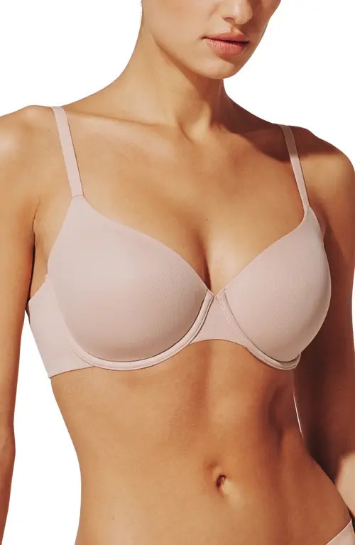 ThirdLove ComfortStretch Underwire Back Smoothing T-Shirt Bra in Petal at Nordstrom | Nordstrom