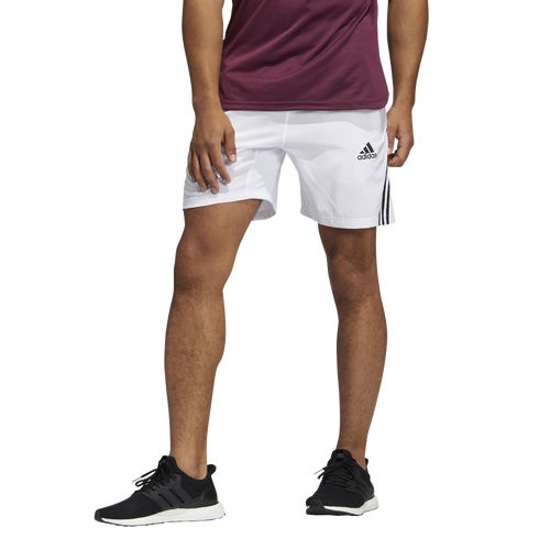 adidas Aeroready Woven 3 Stripe Shorts - Men's - White, Size L | Eastbay