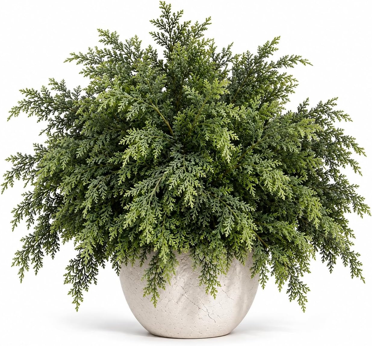 Artificial Cedar Branches, 18 Inch Real Touch Christmas Greenery Pine Picks | Amazon (US)