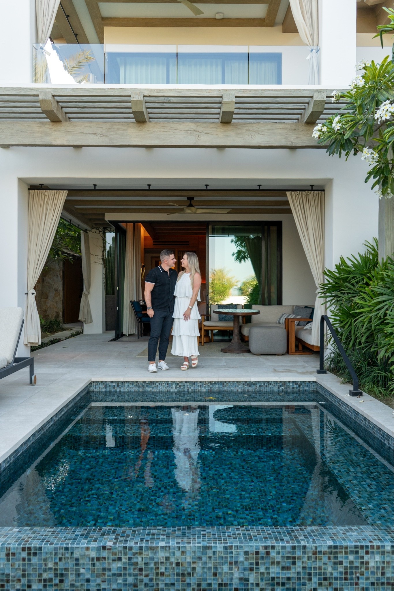 White dresses, golden hour, & a private plunge pool in Cabo… 🤍

Sharing our favorite bride & groom-inspired honeymoon date night looks from our anniversary stay. These are the pieces I’d pack for a luxury resort getaway, honeymoon, engagement trip, or European summer vacation.

⸻
White dress, honeymoon outfit, honeymoon dress, bride style, bride outfit, bride to be, bridal white dress, engagement outfit, engagement photos outfit, rehearsal dinner dress, resort wear, resort outfit, vacation outfit, vacation dress, Cabo style, Cabo outfits, Euro summer, European summer outfit, coastal chic, quiet luxury, luxury travel style, date night outfit, anniversary outfit, romantic getaway outfit, beach vacation outfit, plunge pool villa, luxury resort, Four Seasons Cabo, Los Cabos, neutral outfit, summer dress, white midi dress, feminine style, vacation fashion, elevated basics, woven heels, resort sandals, designer inspired, luxury aesthetic, couple style, honeymoon packing

#LTKWedding #LTKTravel