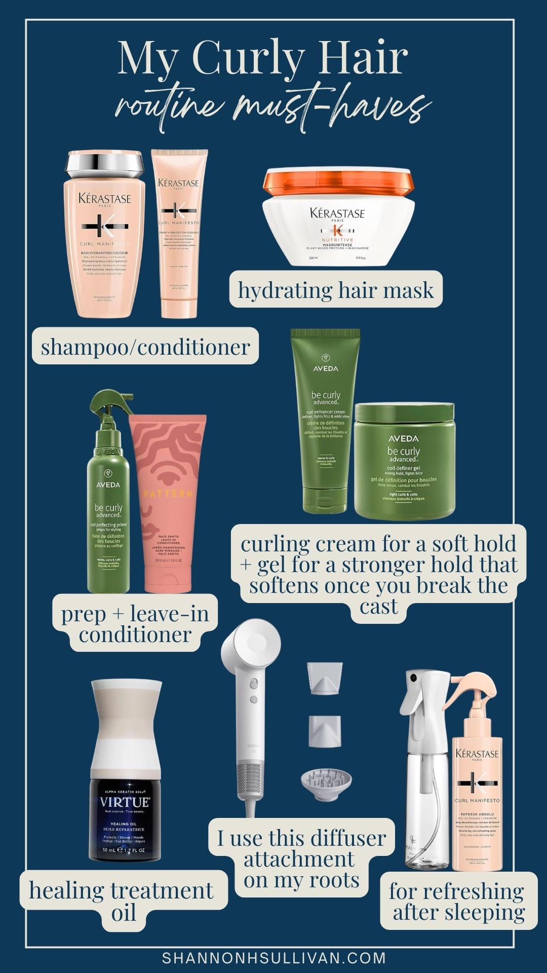 Embracing my natural curls has been such a fun shift from years of daily heat styling! These are the products that have truly made a difference for me — hydrating without weighing my hair down, keeping my curls defined, and helping me refresh between wash days.

Linked everything I use here so you can shop my full curly hair routine 💕

#CurlyHairRoutine #LTKHair #CurlyHairProducts #HairCareFavorites

#LTKStyleTip #LTKBeauty #LTKSeasonal