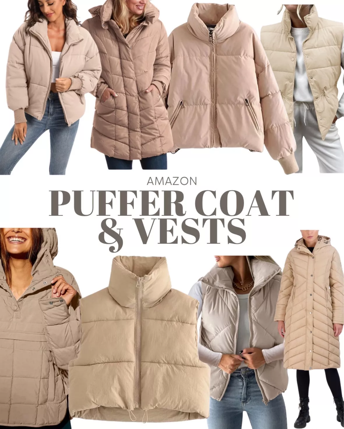 Women's Plus Size Down Puffer Vest curated on LTK