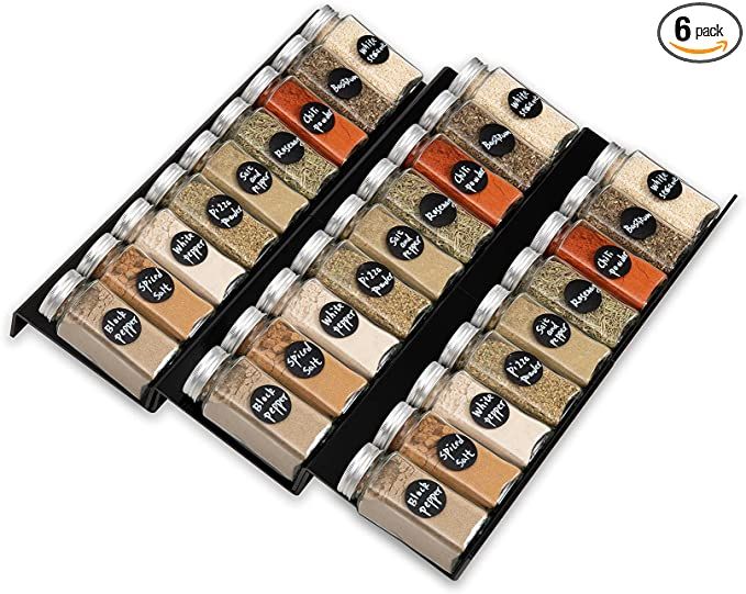 ihomecooker Spice Drawer Organizer Spice Jars Organizer Seasoning Rack Expandable From 8" to 16" ... | Amazon (US)