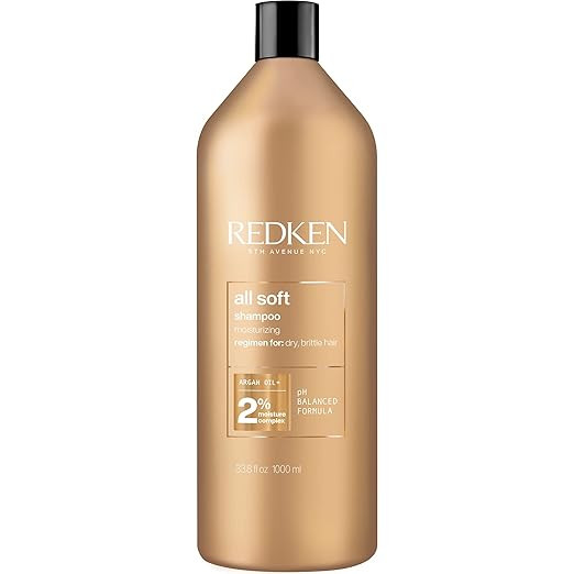 Redken All Soft Shampoo | For Dry/Brittle Hair | Provides Intense Softness and Shine | With Argan... | Amazon (US)