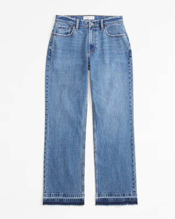 Women's Curve Love Low Rise Baggy Jean | Women's Bottoms | Abercrombie.com | Abercrombie & Fitch (US)