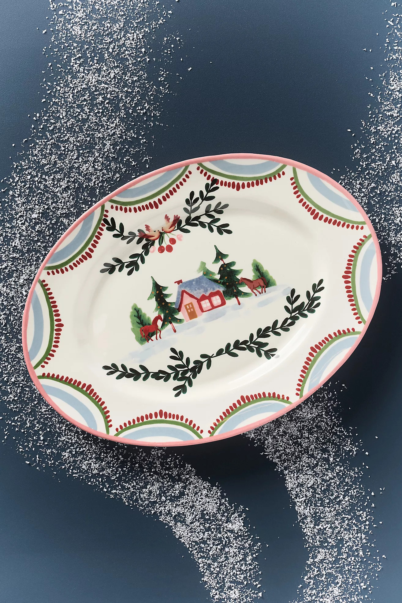 Halisa Stoneware Platter | Anthropologie (US)