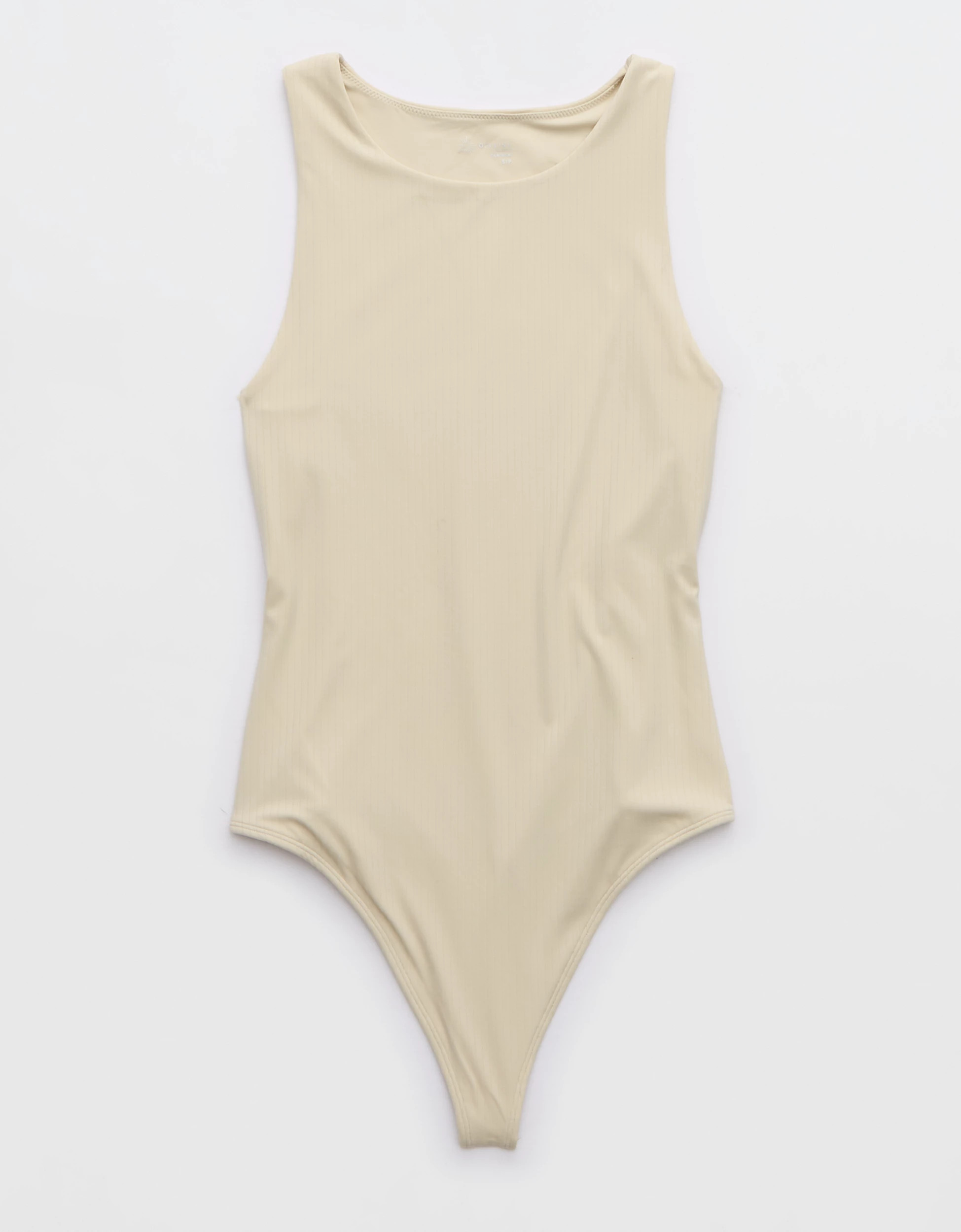 OFFLINE By Aerie Real Me Ribbed High Neck Bodysuit | Aerie