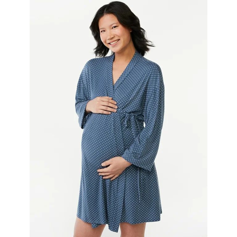 Joyspun Women's Maternity Robe, Sizes S to 3X | Walmart (US)