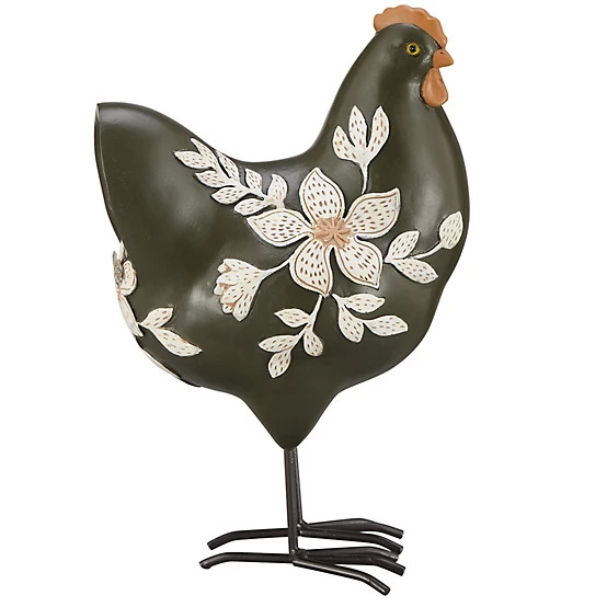 Red Shed  11 in. Polyresin Hen Statue | Tractor Supply