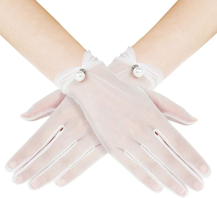 BABEYOND 1920s Gants Courts pour femme avec Dentelle Classique Gants Mariage Courts pour femme So... | Amazon (FR)