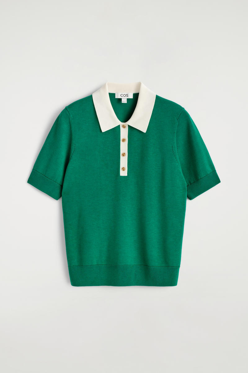 Shrunken Wool-Blend Polo Shirt | COS (US)