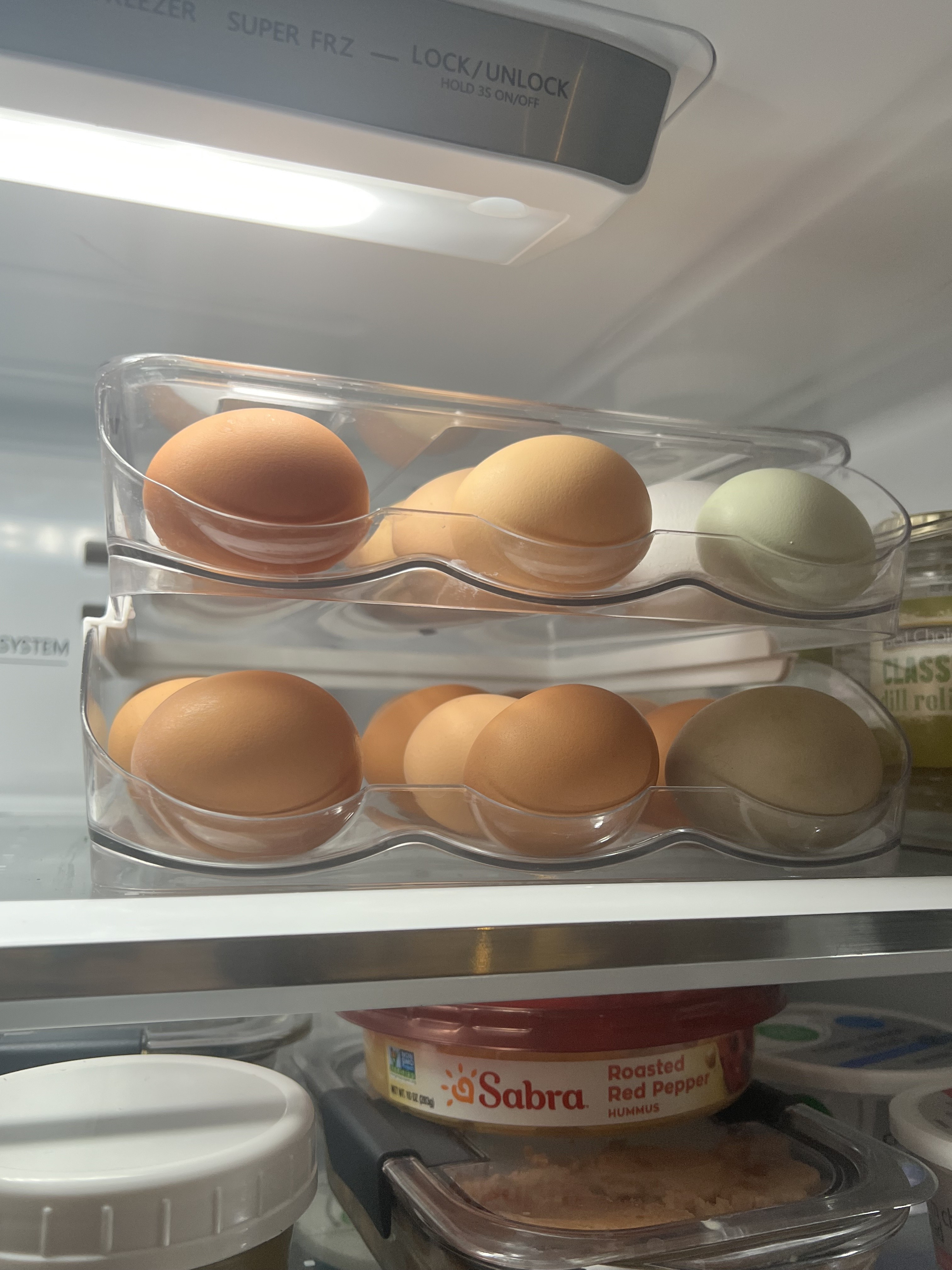 I recently organized our fridge and I love this clear egg organizer. 

#LTKFamily #LTKHome