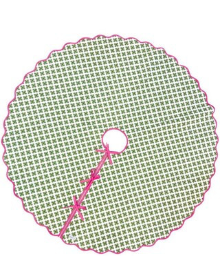 Laura Park Holiday Collection Brushstrokes Green Tree Skirt | Dillard's | Dillard's