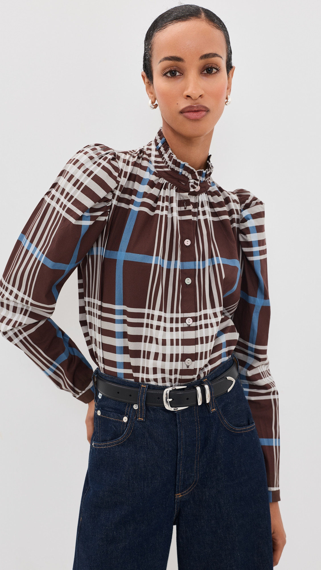 De Loreta Rina Blouse Horizonte XS | Shopbop
