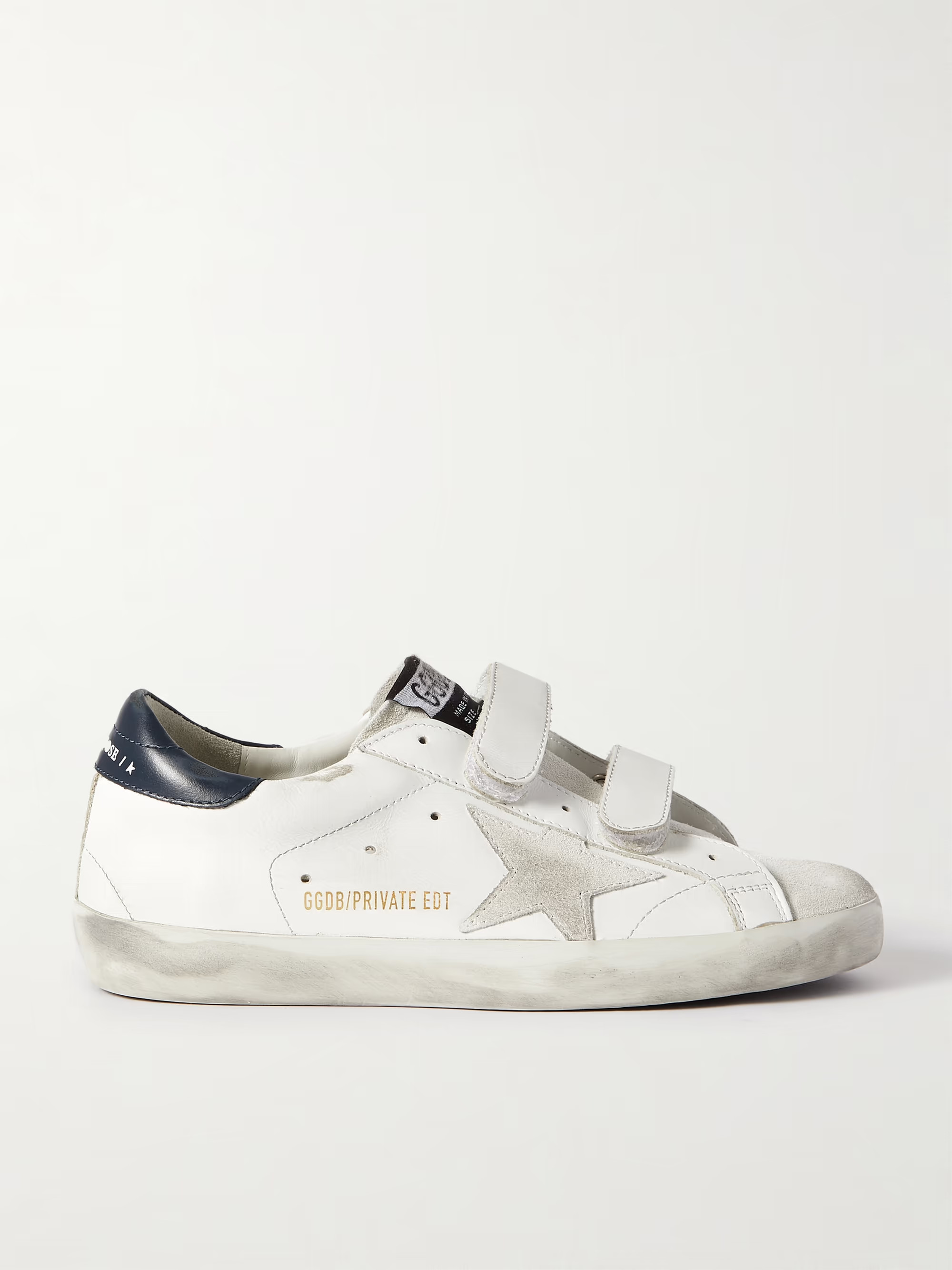 Old School distressed leather sneakers | NET-A-PORTER (UK & EU)