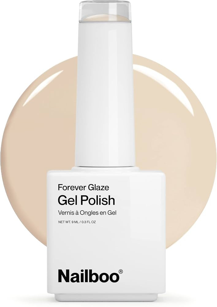 Nailboo PREMIER Forever Glaze Gel Nail Polish, (Beige Nude) Nude Attitude LED Nail Lamp Gel Polis... | Amazon (US)