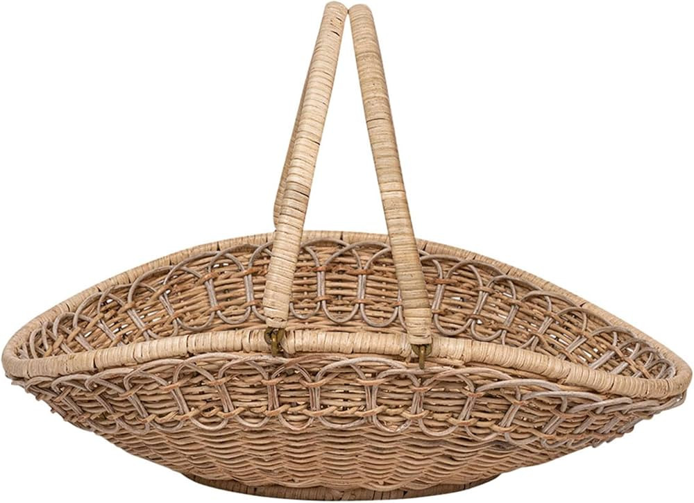 Juliska Provence Rattan Gathering Basket - Whitewash | Amazon (US)