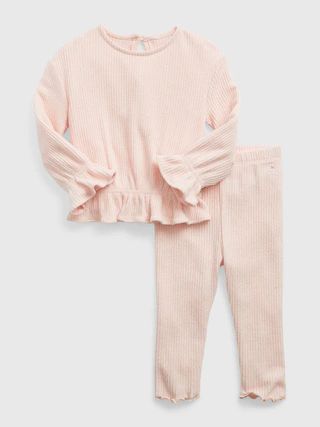 Baby Rib Two-Piece Outfit Set | Gap (US)