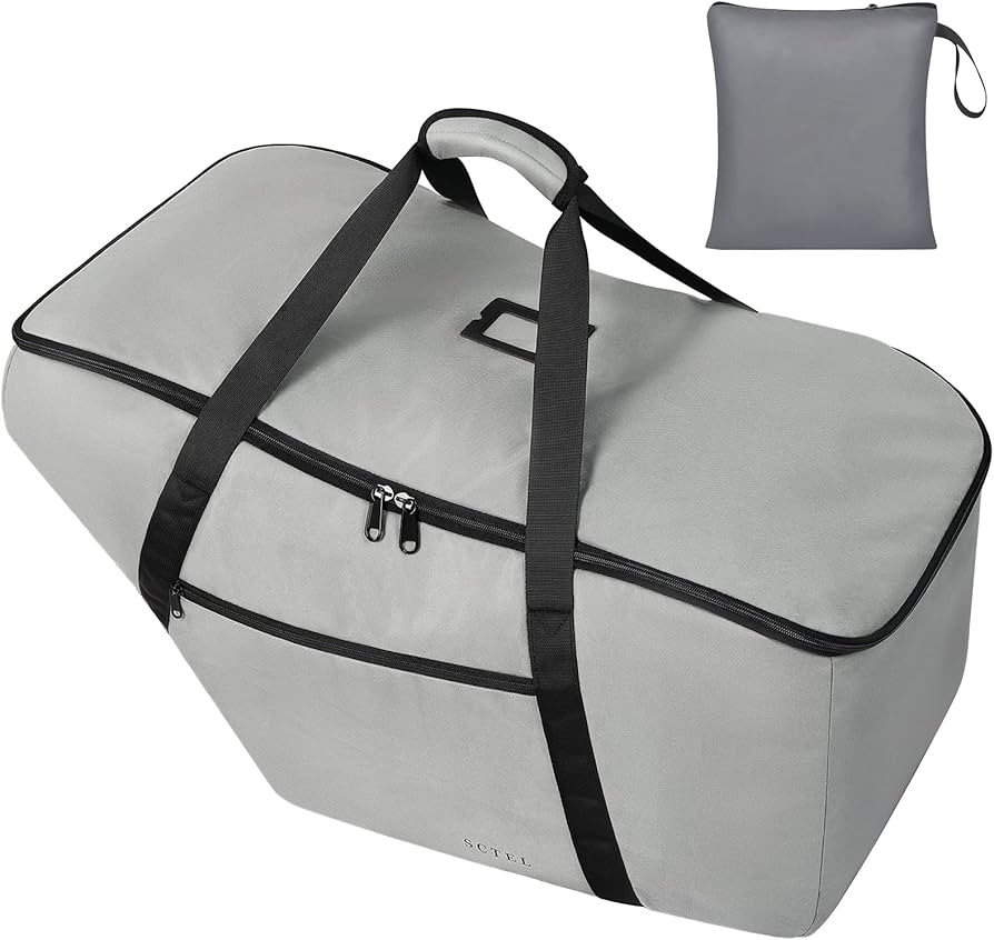 Car Seat Travel Bag Fits Chicco Keyfit 30, Uppababy Mesa, Nuna Pipa Lite, Padded Infant Gate Chec... | Amazon (US)