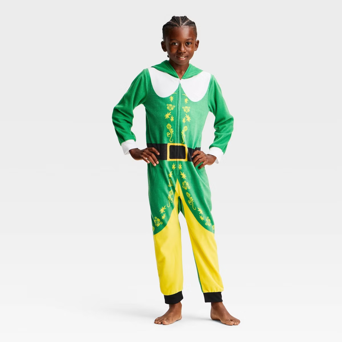 Boys' Elf Holiday Union Suit - Green XS | Target