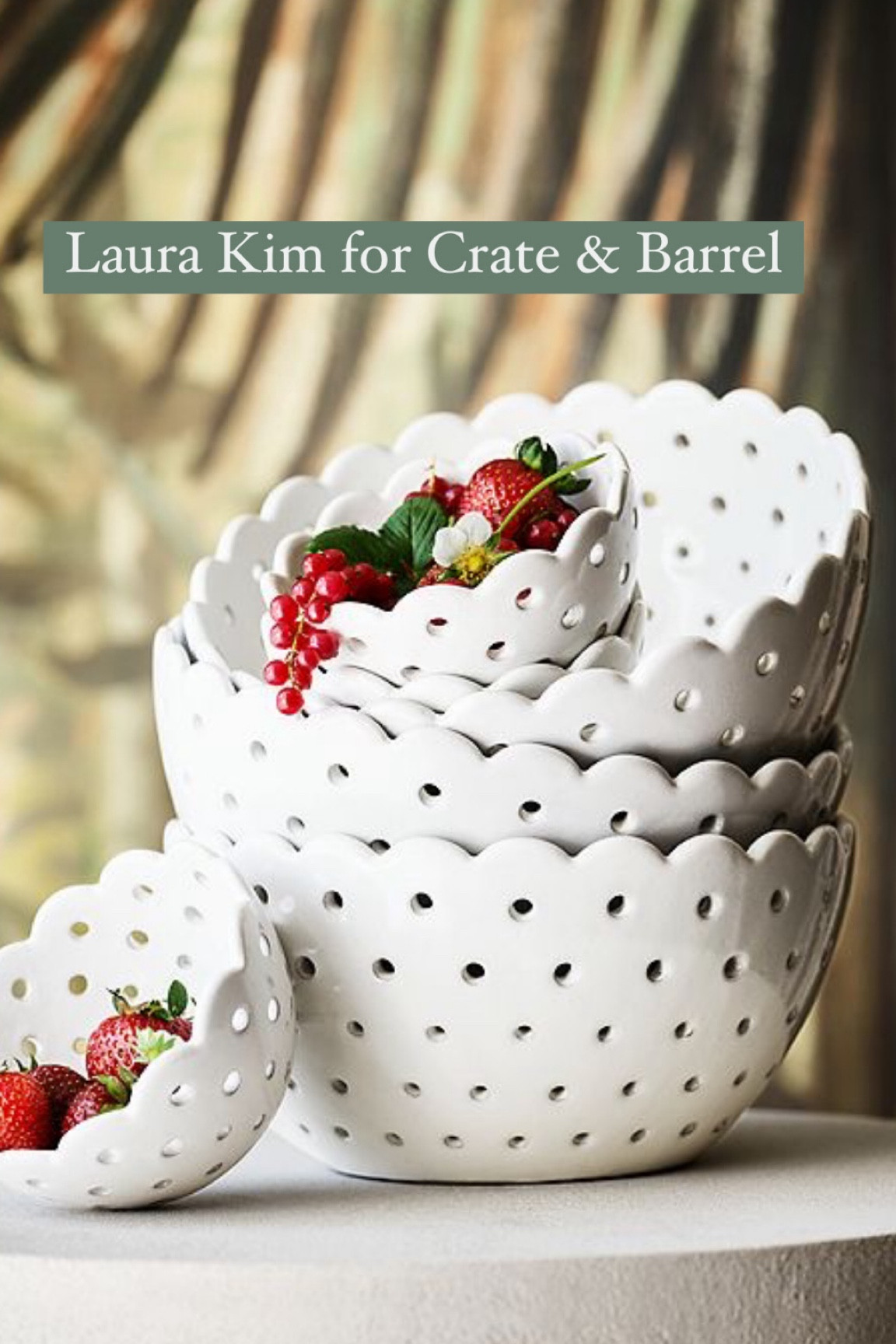 Laura Kim for Crate & Barrell just dropped. The collection is full of elevated basics for the kitchen! 