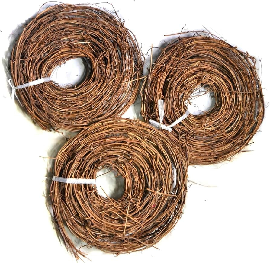 3 Pack Natural Grapevine Twig Garland, 15Ft Twig Garland Grapevine Wreath DIY Crafts Natural Grap... | Amazon (US)