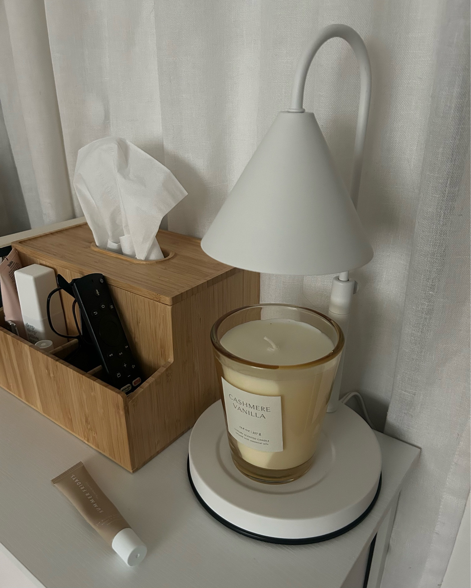 this candle warmer lamp is so cute on my nightstand 🤍

amazon finds, amazon home, home decor, home accents, target home, target finds, target style, nightstand essentials, cashmere vanilla candle, bamboo tissue box holder, hollyfrocks

#LTKStyleTip #LTKFindsUnder50 #LTKHome