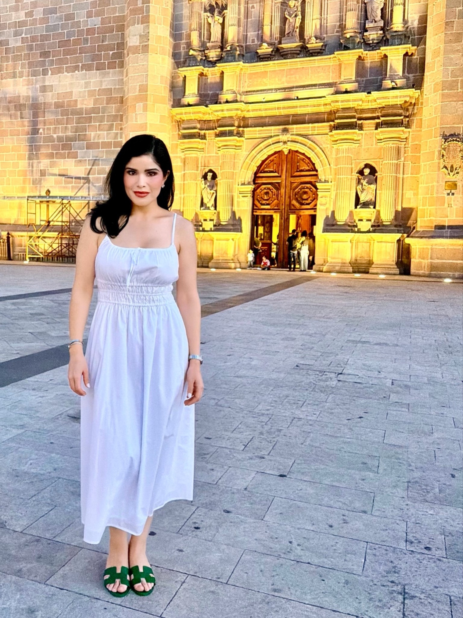 White classic timeless dress 
White dress

#LTKootd #LTKgrwm #LTKSaleAlert