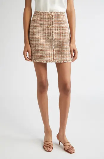 Cinq à Sept Larissa Odette Tweed Miniskirt | Nordstrom | Nordstrom