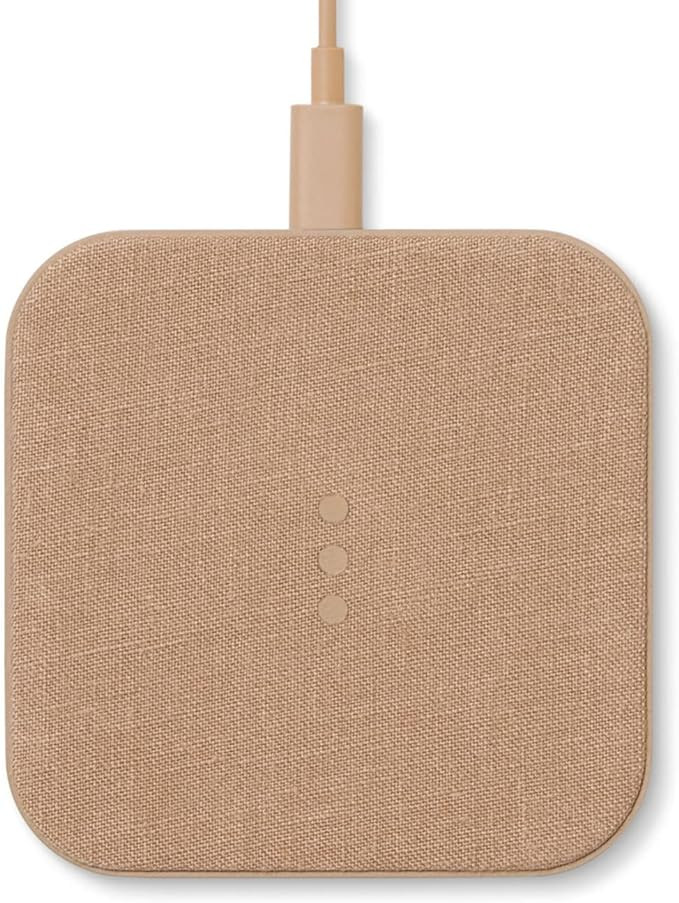 COURANT Catch:1 - Belgian Linen Wireless Charging Pad - Compatible with iPhone 16, 15, 14, 13, 12... | Amazon (US)