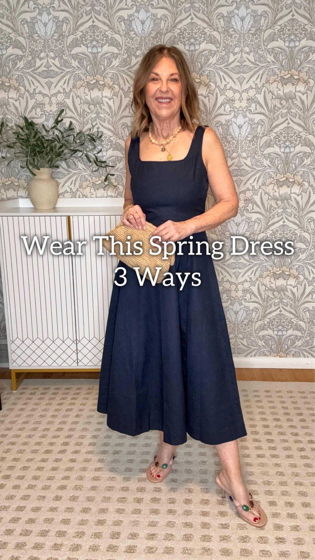 Wear this dress 3+ ways! 

Work, special occasion, vacation, and everyday. Do you have a favorite? 

Dresses and scarves are 25% off on the Madewell Insider Sale. 

Fits tts, I'm wearing a size 2. It has an elastic & zipper back. 

#LTKOver40 #LTKSaleAlert #LTKootd